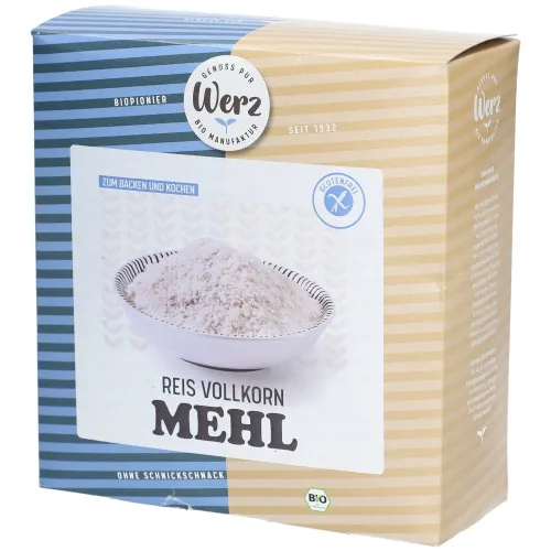 Werz, Werz Reis Mehl Bio glutenfrei (1kg)