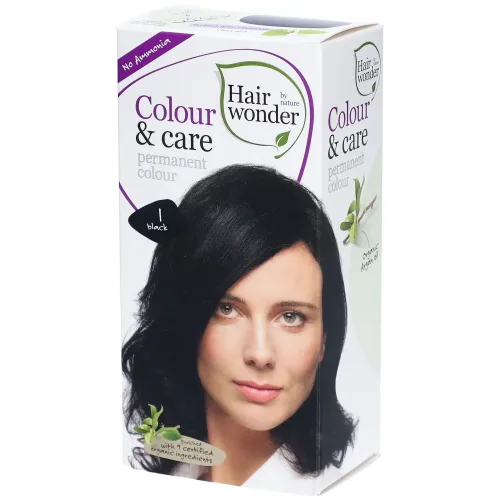 Henna, HENNA Hairwonder Colour & Care 1 schwarz