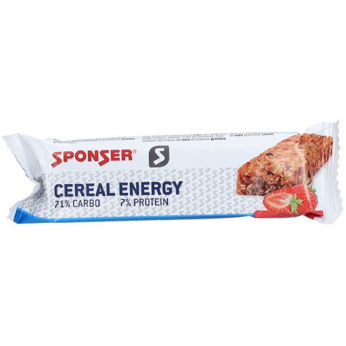 SPONSER, SPONSER Cereal Energy Bar Strawberry 40 g