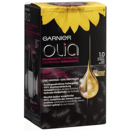 Garnier Olia, Garnier Olia Haarfarbe 1.0 Intensiv Schwarz (1 Stk)