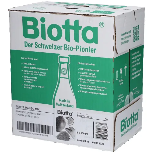 Biotta, Biotta Bio Mango Mix (6x5dl)