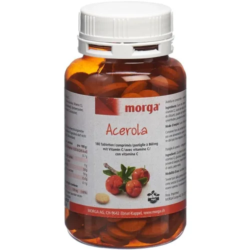 morga, morga Acerola mit Vitamin C Tabletten (180 Stk)