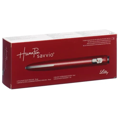 HumaPen, HumaPen Savvio Insulin-Pen rot (1 Stk)
