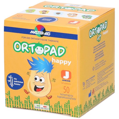 ORTOPAD, ORTOPAD Happy Occlusionspflaster Junior 67x50 mm (50 Stk)
