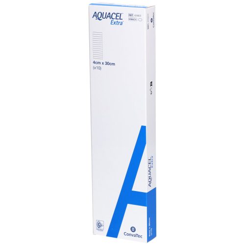 ConvaTec, ConvaTec AQUACEL Extra Hydrofiber Verband 4x30cm (10 Stk)