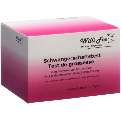 Willi Fox, Willi Fox Schwangerschaftstest Urin (10 Stk)