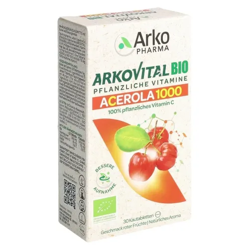 ARKOVITAL, ARKOVITAL Acerola 1000 Bio Tabletten (30 Stk)