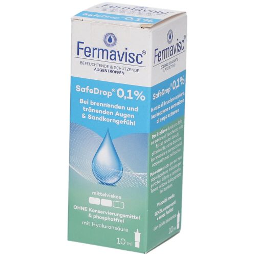 OmniVision, FERMAVISC SafeDrop Gtt Opht 0.1 % Fl 10 ml