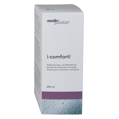 CONTOPHARMA Pflegemittel, Contopharma i-comfort! Aufbewahrungs- und Abspüllösung 250ml | Pflegemittel