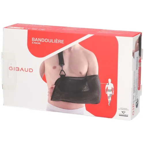 GIBAUD, GIBAUD Armschlinge mit Tasche T1 60-80cm, schwarz (1 Stk)