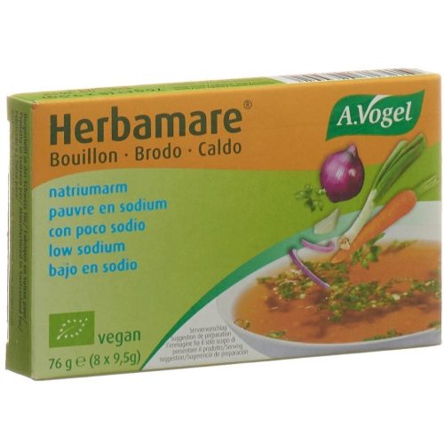 A. Vogel, A. Vogel Herbamare Bouillon Plantaforce natriumarm Würfel (8 x 9.5g)