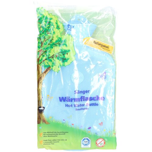 Sänger, Sänger Gummi-Wärmeflasche 2 Liter Halblamelle blau (1 Stk)