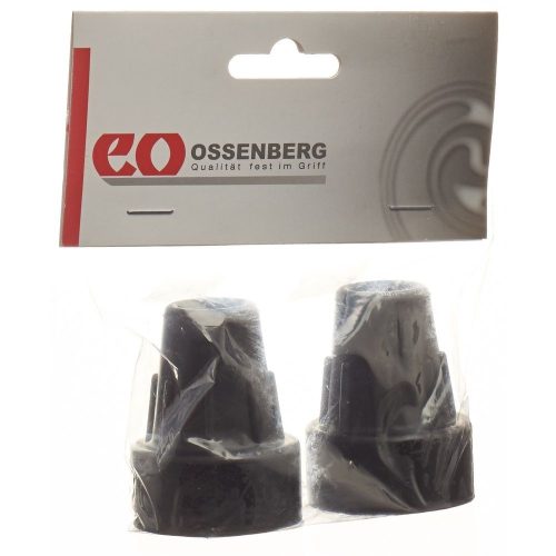 OSSENBERG, OSSENBERG Krückenkapsel Pivoflex, 16mm, schwarz (1 Paar)