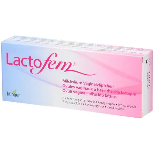 Lactofem, Lactofem Milchsäure Vaginalzäpfchen (7 Stk)