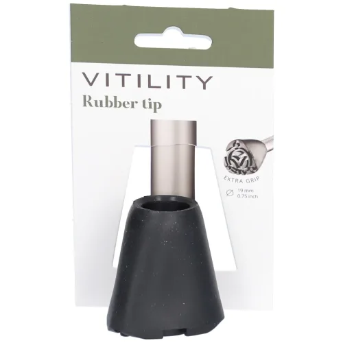 VITILITY, VITILITY Stockkapsel, 18-19mm, schwarz (1 Stk)