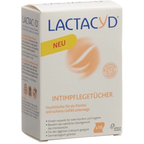 Lactacyd, Lactacyd Intimpflegetücher Intimpflege