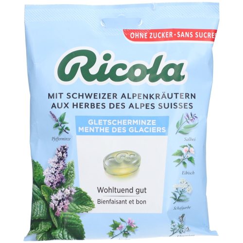 Ricola, Ricola Gletscherminze Bonbons, ohne Zucker (125g)