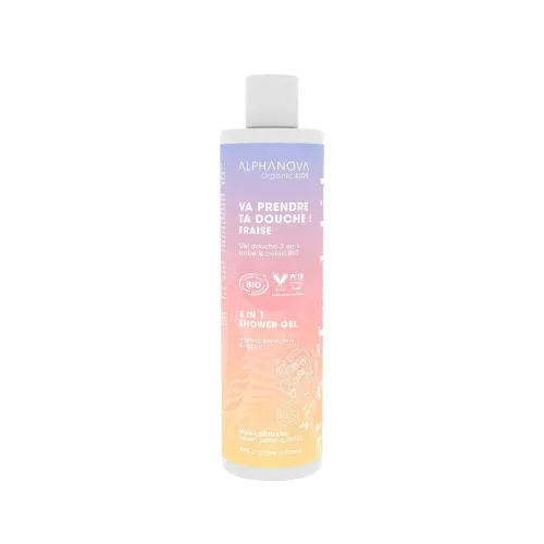 ALPHANOVA, ALPHANOVA kids Va prendre ta douche Erdbeere Bio (250ml)