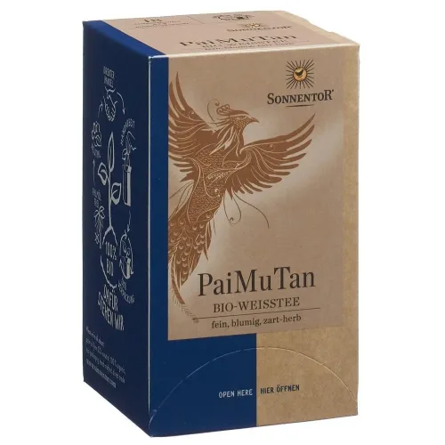 SONNENTOR, Sonnentor Pai Mu Tan Bio Weisstee (18 Beutel)