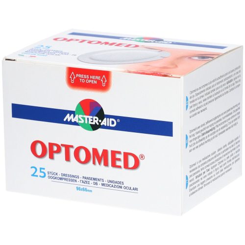 OPTOMED, OPTOMED Augenkompresse 96x66mm (25 Stk)