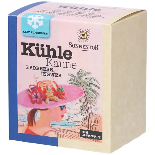 SONNENTOR, Sonnentor Kühle Kanne Erdbeere- Ingwer Tee (16x2.8g)