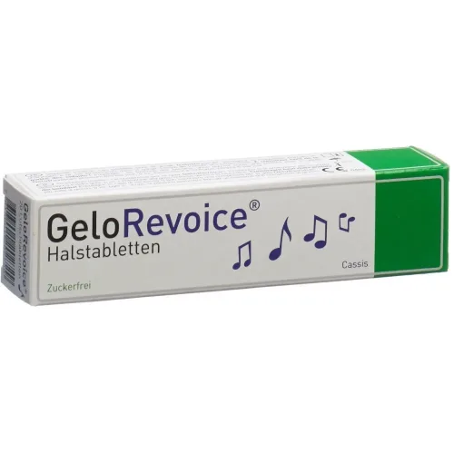 GeloRevoice, GeloRevoice Halstabletten Cassis-Menthol (20 Stk)