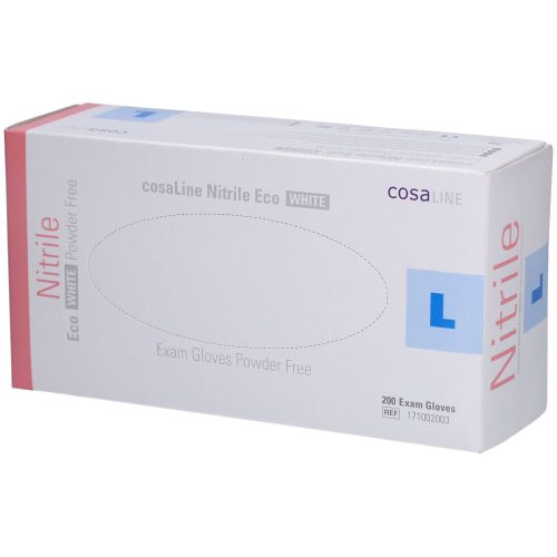 Cosaline, Cosaline UHS Nitril Handschuhe, Grösse L, Eco, weiss, puderfrei (200 Stk)
