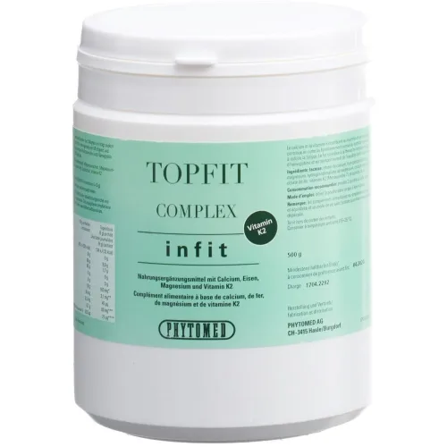 PHYTOMED, Phytomed Infit Topfit Complex + Vitamin K2 Pulver (500g)