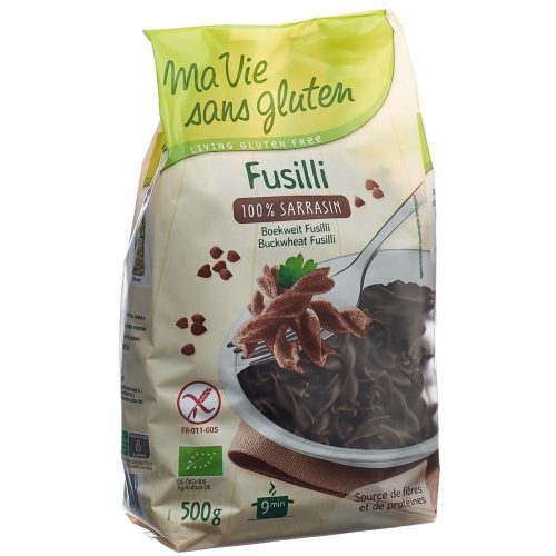 Ma vie sans Gluten, Ma vie sans gluten Fusilli 100% Buchweizen (500g)