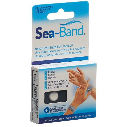 Sea-Band, Sea-Band Akupressurband Erwachsene schwarz (1 Paar)