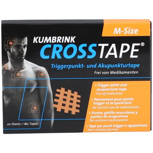 CROSSTAPE, CROSSTAPE Schmerz- und Akupunkturtape Grösse M (180 Stk)