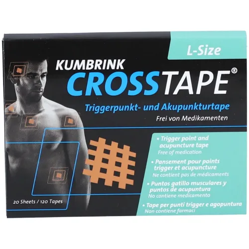CROSSTAPE, CROSSTAPE Schmerz- und Akupunkturtape Grösse L (120 Stk)
