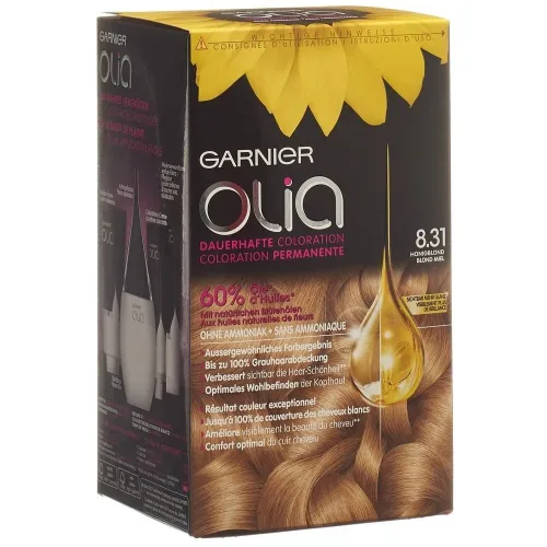Garnier Olia, Garnier Olia Haarfarbe 8.31 Golden Ashy Blond (1 Stk)