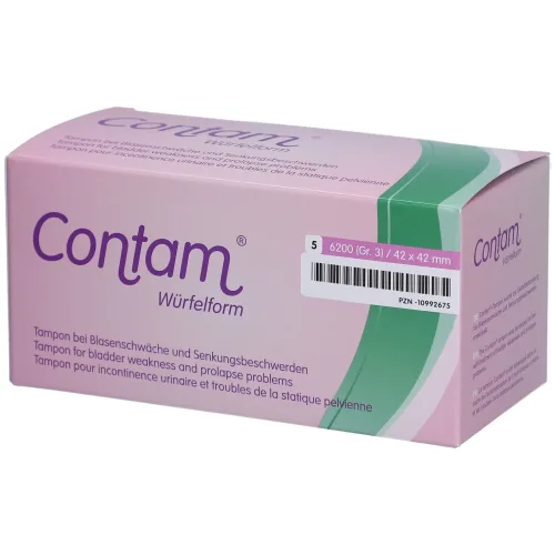 Contam, Contam Würfeltampon 42mm Grösse 3 (5 Stk)