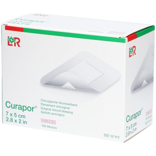 Curapor, Curapor Chirurgisch Wundverband, 7x5cm, steril (100 Stk)