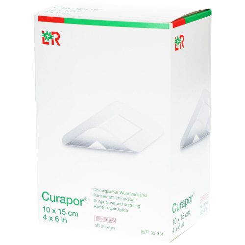 Curapor, Curapor Chirurgisch Wundverband, 10x15cm, steril (50 Stk)