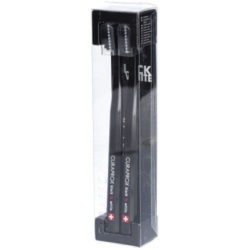 CURAPROX, CURAPROX Black is White Zahnb&uuml;rst schw/schw 2 Stk