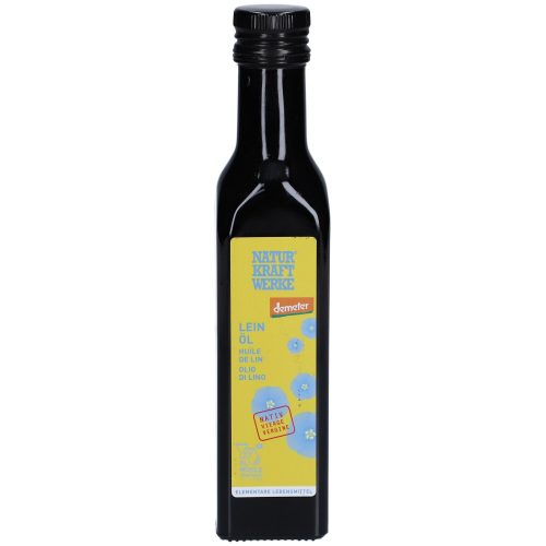 Naturkraftwerke, NATURKRAFTWERKE Leinöl nativ Demeter (250ml)