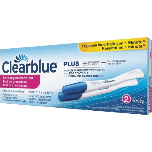 Clearblue, CLEARBLUE Schwangerschaftstest Schnell Erken 2 Stk
