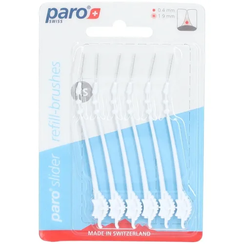 Paro, paro slider refill-brushes XS (6 Stk)