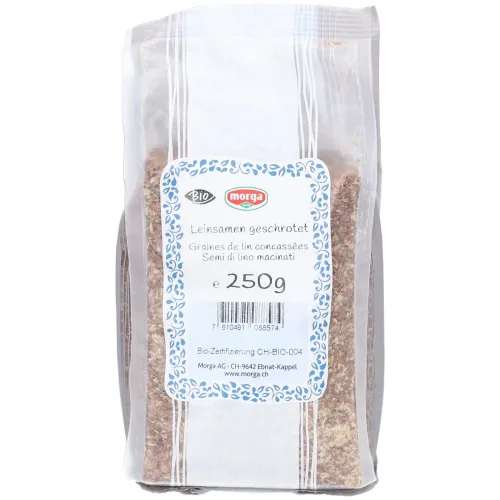 morga, morga Leinsamen geschrotet Bio (250g)