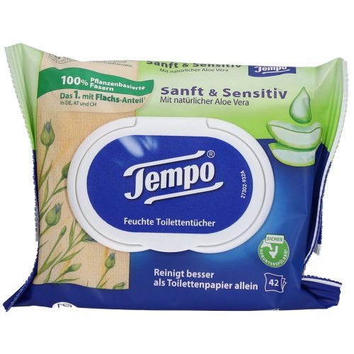 Tempo, Tempo Feuchte Toilettentücher Sanft & Sensitiv (42 Stk)