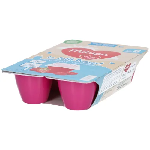 Milupa, Milupa le Petit Dessert Himbeere und Erdbeere (6x55g)