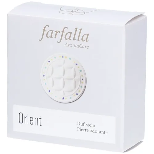 farfalla, farfalla Duftstein Orient, Unterseite glasiert, mit Schachtel