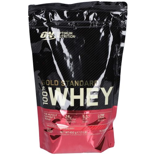 Optimum, OPTIMUM 100% Whey Gold Standard Strawberry (450g)