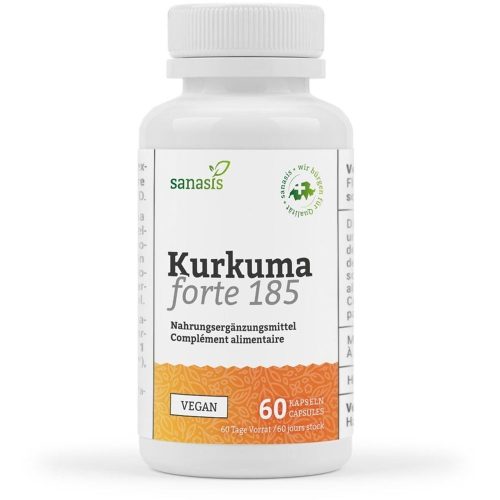 sanasis, sanasis Kurkuma forte 185 Kapseln (60 Stk)