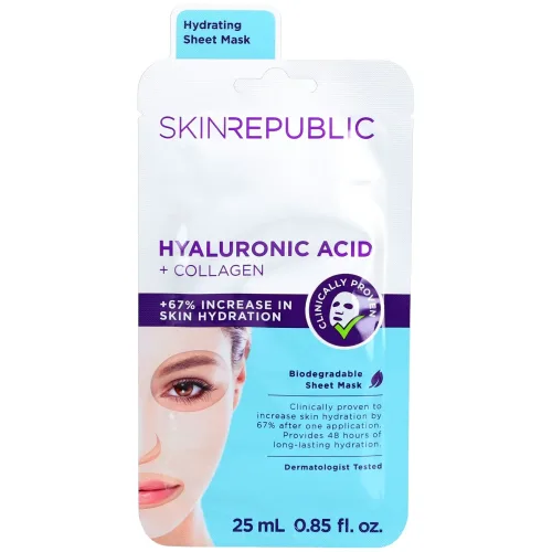 Skinrepublic, SKINREPUBLIC Hyaluronic Acid + Collagen Face Mask