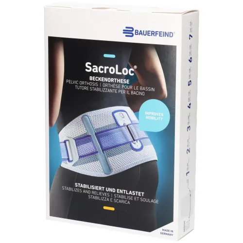 BAUERFEIND, Bauerfeind SacroLoc Stabilorthese Gr5 titan