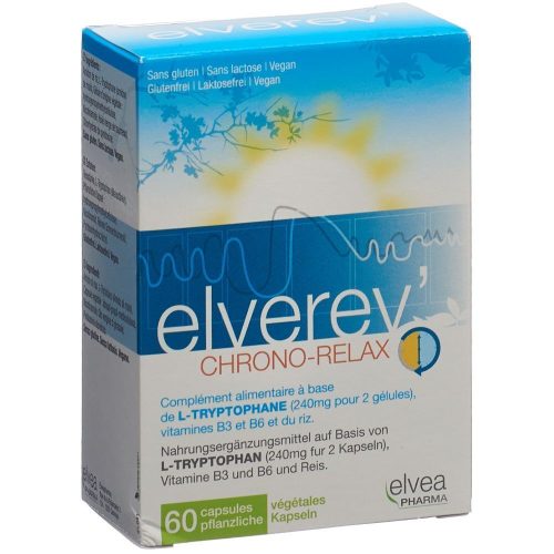 ELVEREV', ELVEREV' Chrono-Relax L-Tryptophan Kapseln (60 Stk)
