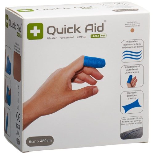 Quick Aid, Quick Aid Pflaster latexfrei hautfarbig (6cm x 460cm)